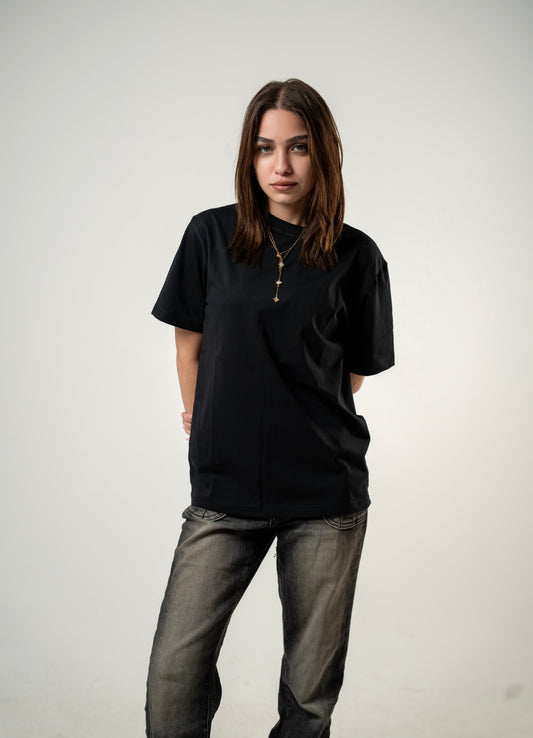 Unisex Black Perfect fit T-shirt