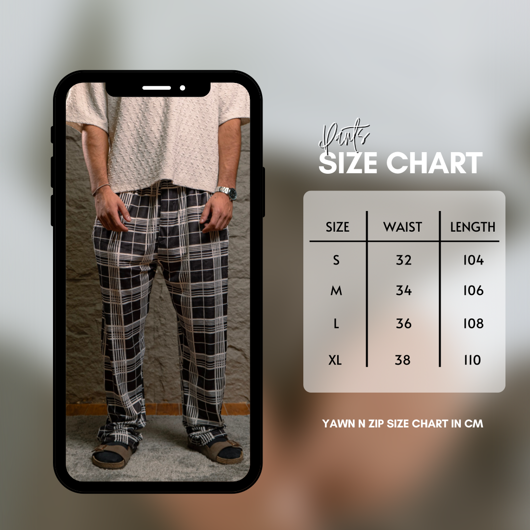 Unisex Monochrome Pants