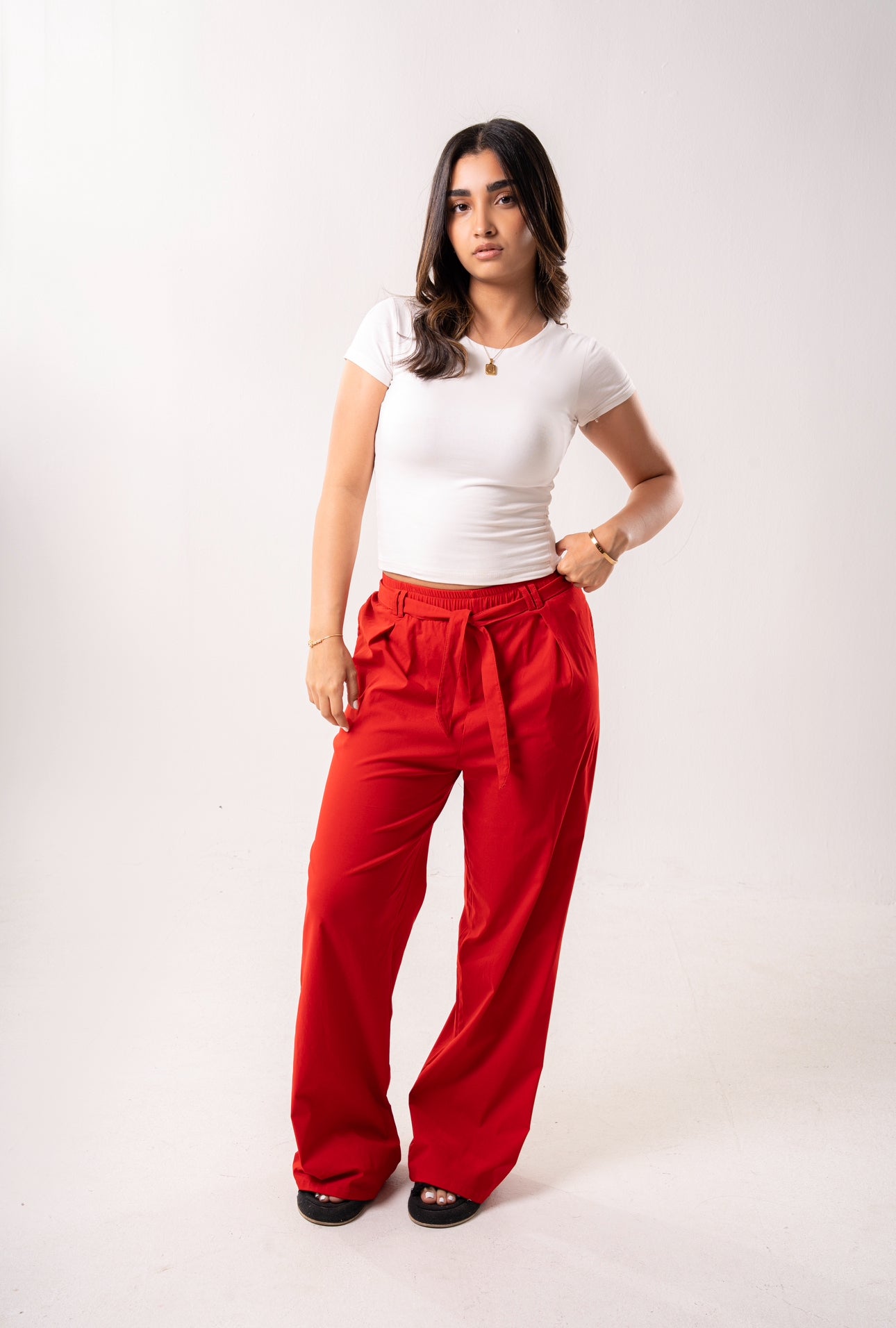 Rosso Cinch Pants