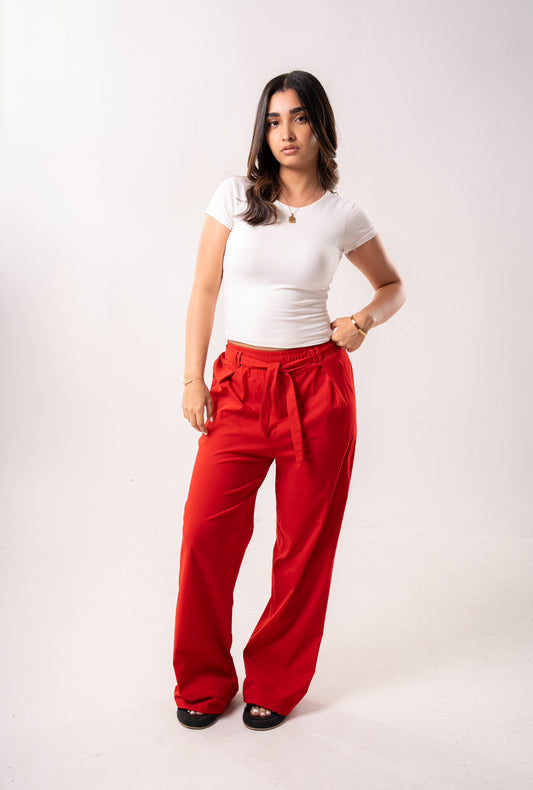 Rosso Cinch Pants