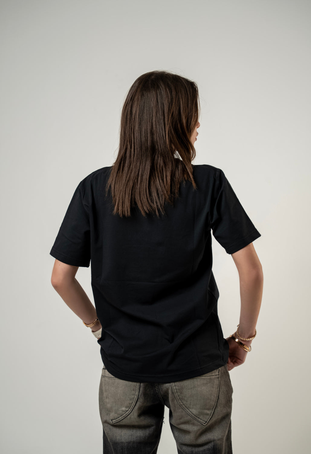 Unisex Black Perfect fit T-shirt