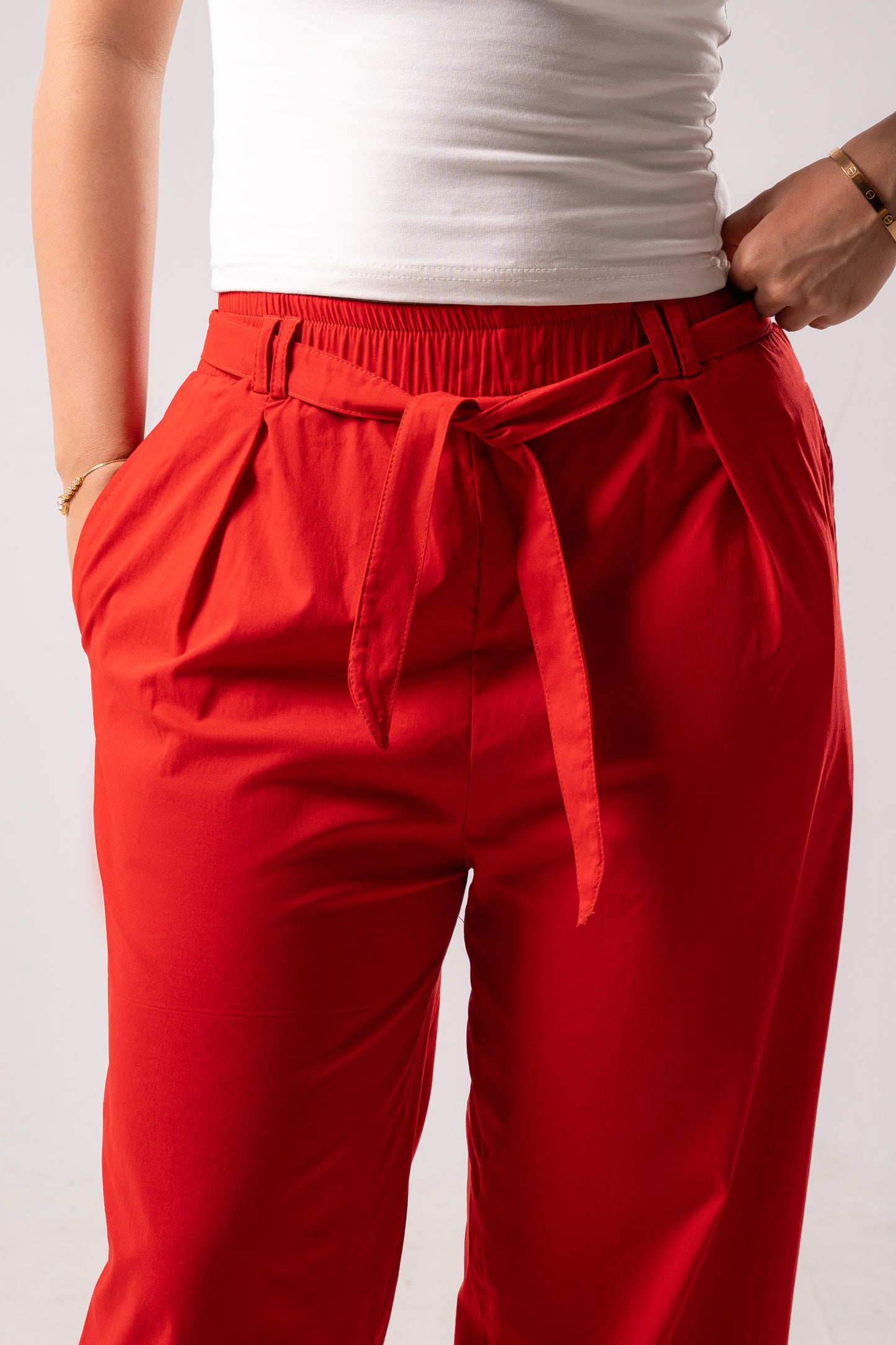Rosso Cinch Pants