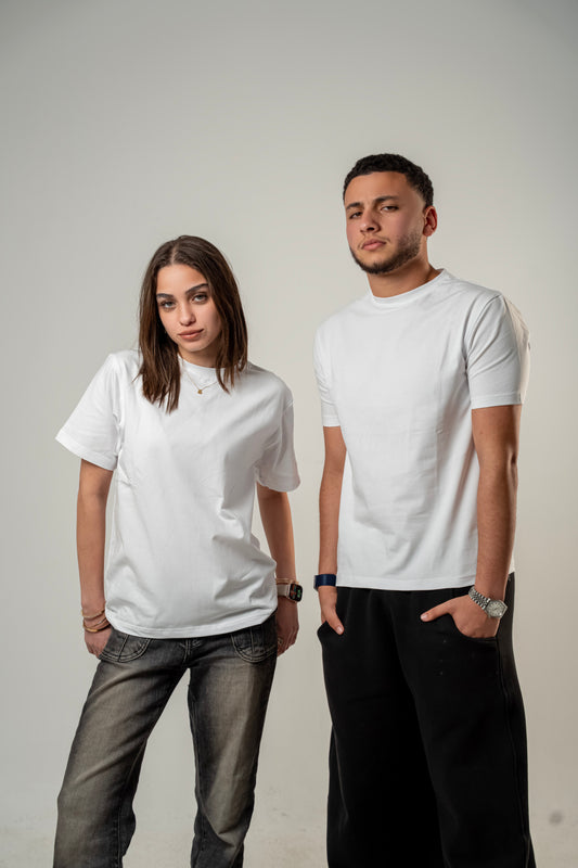 Unisex Perfect Fit White T-shirt