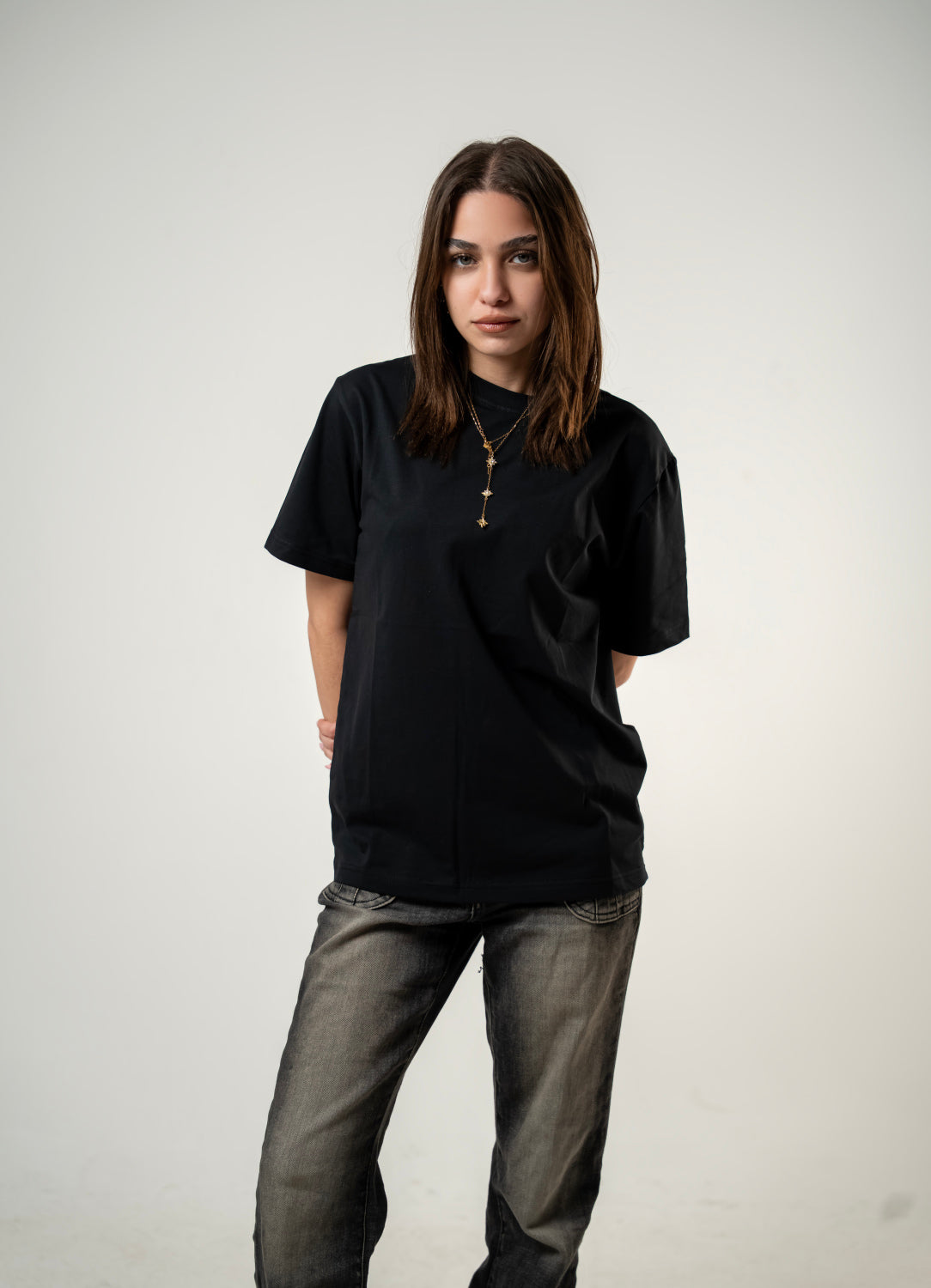 Unisex Black Perfect fit T-shirt